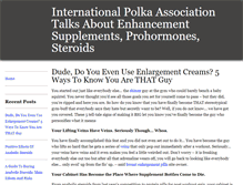 Tablet Screenshot of internationalpolka.com